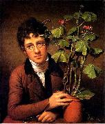 Rembrandt Peale Rubens Peale with a Geranium Sweden oil painting artist